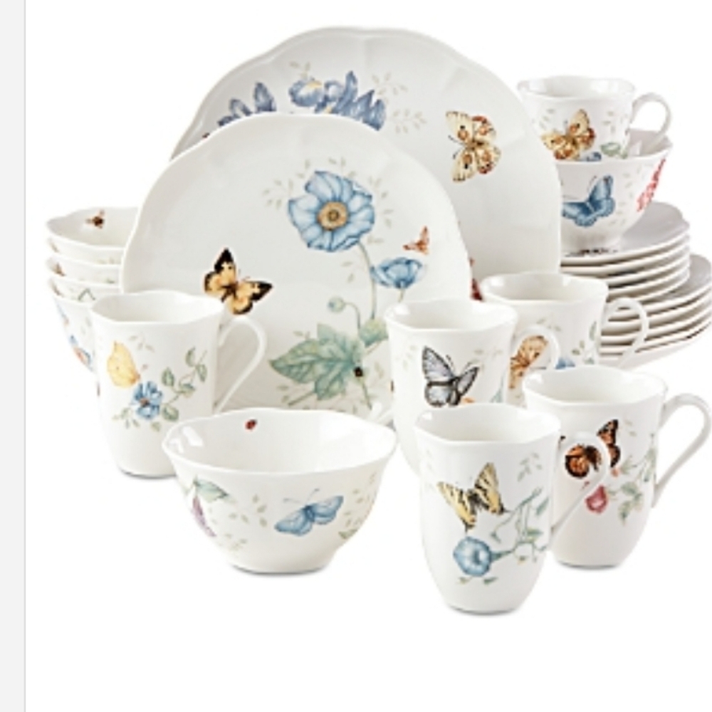 Lenox Butterfly Meadow 19 Pc. Dinnerware Set, Exclusively at Macy